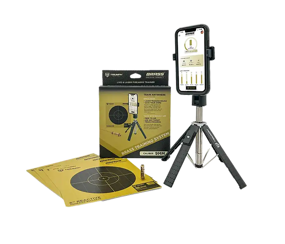 Triumph Systems 9mm Laser Training Kit with Targets and Phone Stand