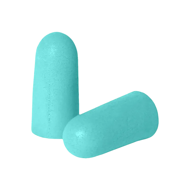 Radians FP70ABG/50 Aqua Blue Foam Earplugs, 32 dB Noise Reduction, 50 Pairs