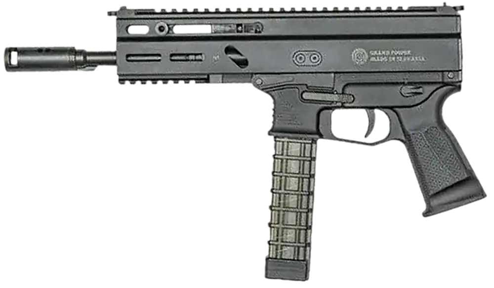 Grand Power Stribog SP9A3 9mm Luger 30+1, 16" Barrel, Black, Picatinny Rail