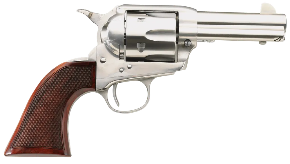 Taylors & Company Runnin Iron .45 Colt Revolver - 3.5" Barrel, 6rd, Stainless Steel, Walnut Grip