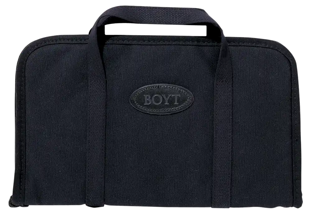 Boyt Harness 0PP650003 Rectangular Pistol Rug Black Canvas Holds Handgun