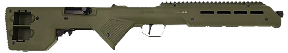 Desert Tech Trek-22 Green Compact 22 LR Rifle with 18" Barrel and M-LOK Handguards