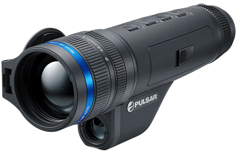 Pulsar PL77492 Telos LRF XP50 Thermal Monocular 2.5-10x 50mm, 640x480 Resolution, 50Hz, 4x Digital Zoom, Black