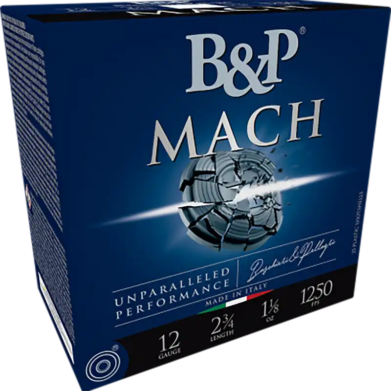 B&p 12 Gauge 7/8oz 8 Shot Ammunition - 25 Box/10 Case