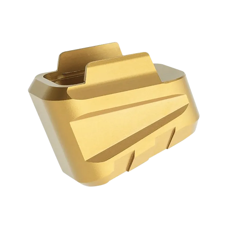 Tyrant CNC Gold Magazine Extension for Sig P320 - 5rd Capacity