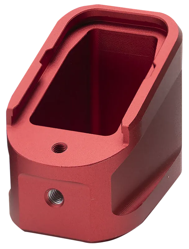 Strike Industries Red Extended Mag Plate for Glock G17/G22 - 6061 T-6 Aluminum