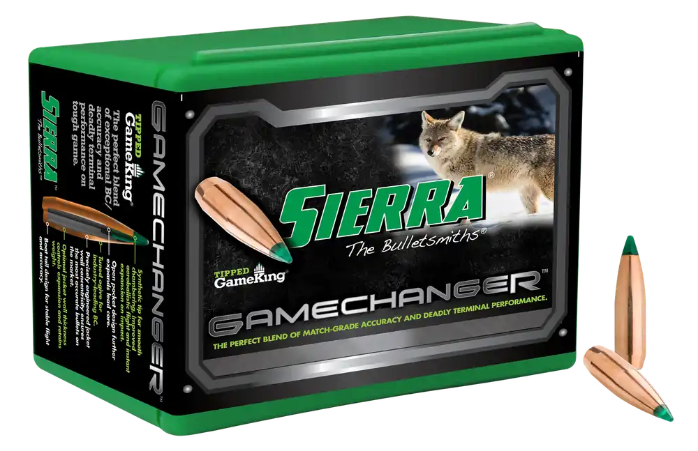 Sierra 4062 Tipped GameKing .22 Cal 64gr Bullets 100 Count