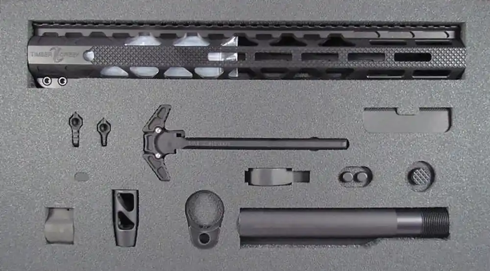 Timber Creek Outdoors Greyman AR-15 Rifle Build Kit - Black