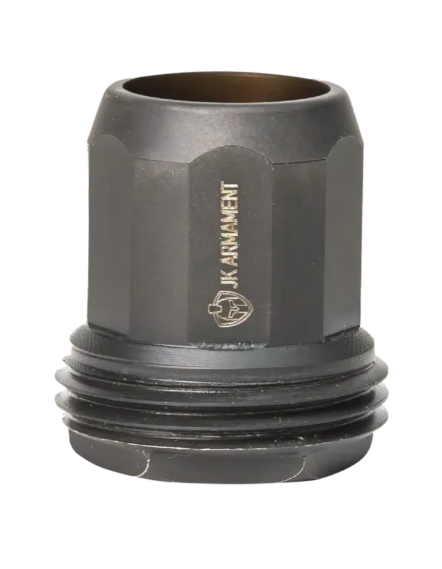 JK Armament 12 Gauge 17-4 Stainless Black Muzzle Device 7/8x32 TPI