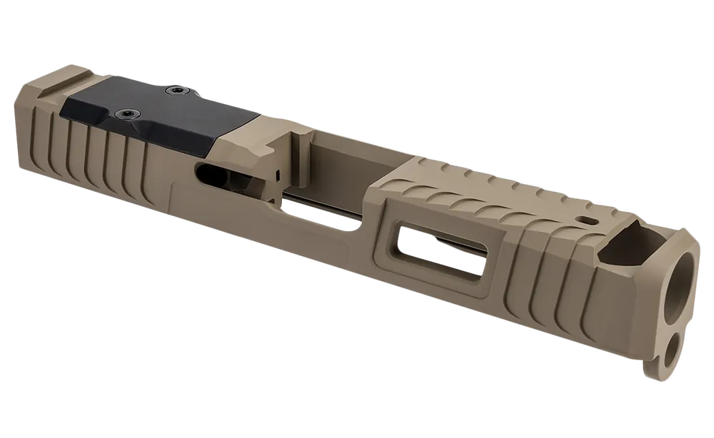Custom Glock 43/43x Slide - Zaffiri Precision ZPS.B.43.FDE in Flat Dark Earth
