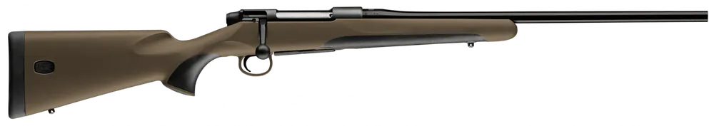 Mauser M18 Savanna 6.5 Creedmoor Rifle with Black Threaded Barrel and Brown Polymer Stock