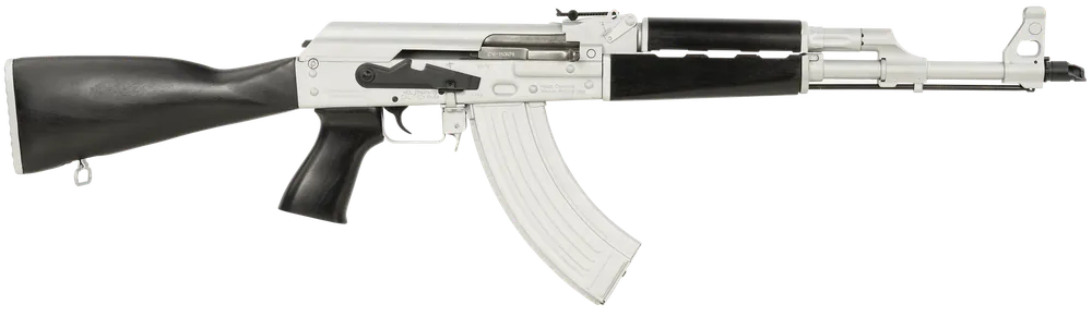 Zastava Arms USA ZPAPM70 7.62x39mm Rifle with Silver Receiver and Walnut Stock