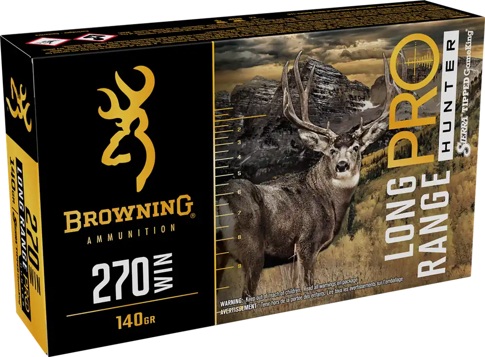 Browning Long Range Pro 270 Win 140gr Ammo - 20 Rounds per Box