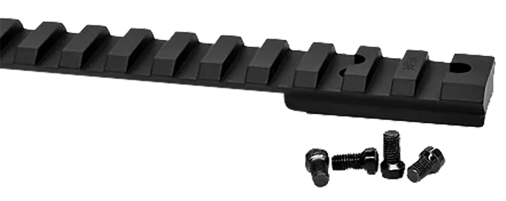 Warne V48420MOA Vapor Picatinny Rail for Ruger American Short Action, 20 MOA, Black Anodized Aluminum