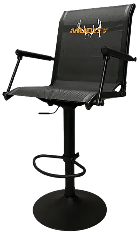 Muddy MUD-MGS600 Swivel Extreme Ground Seat - Black Flex-Tek/Steel