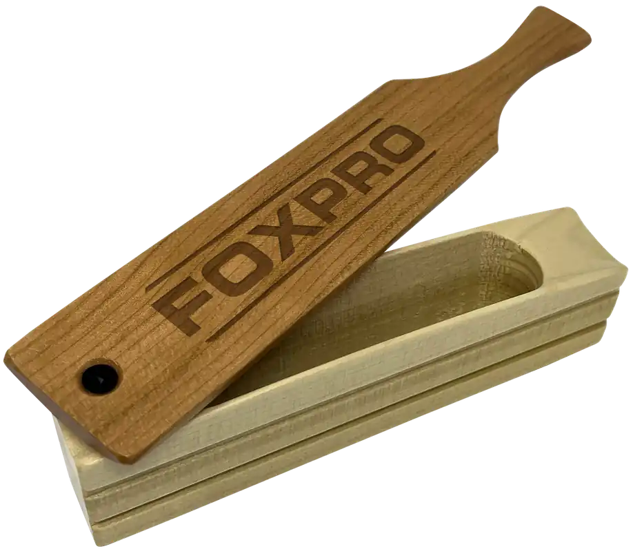 Foxpro Poplar Waterproof Box Call for Turkey Sounds - Brown