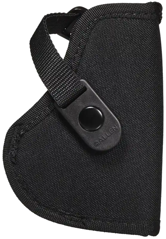 Allen 44806 Cortez OWB Holster, Size 06, Black, Fits Glock 26/27, Ruger Security-9, Right Hand Belt Loop Mount