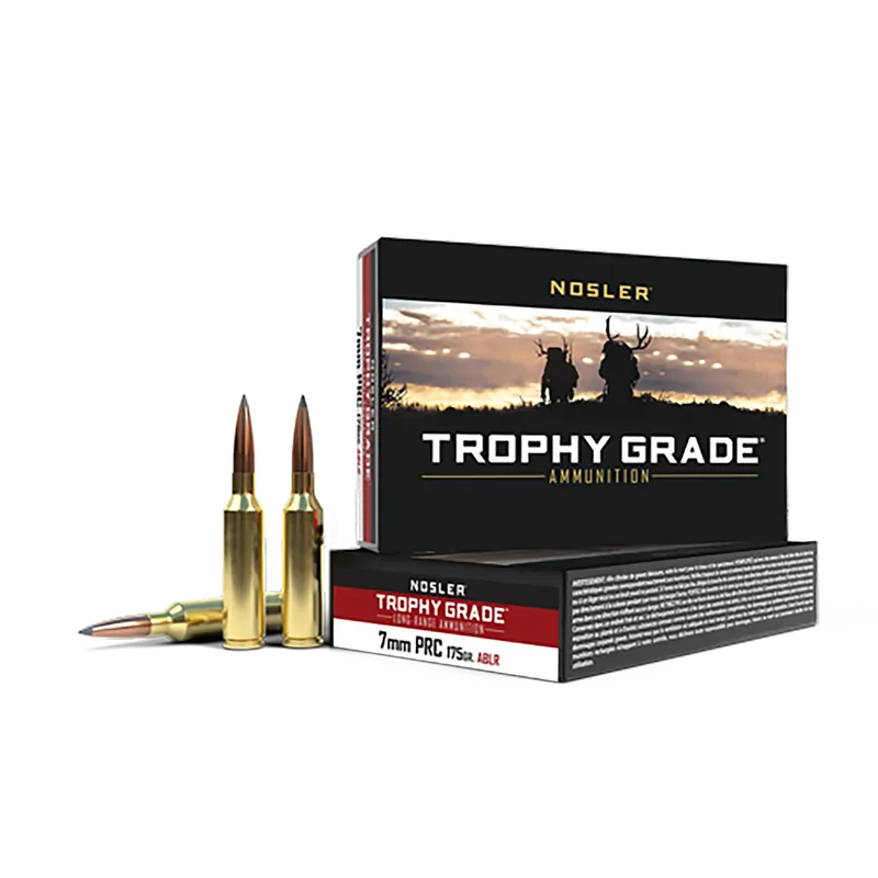 Nosler 7mm PRC 175gr AccuBond Long-Range Ammunition - 20 Rounds per Box