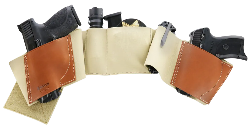 Galco UnderWraps 2.0 Khaki Medium Holster - Leather/Nylon Handgun Carry