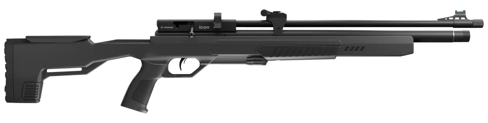 Crosman Icon PCP .22 Caliber Air Rifle - 10+1 Shot, Black All-Weather Stock