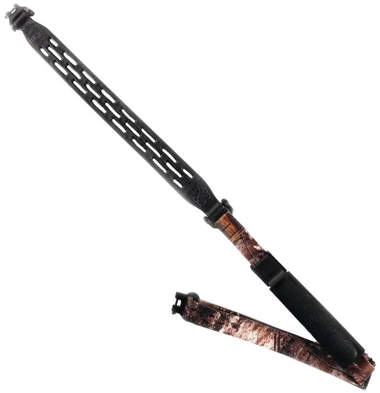 Limbsaver Kodiak-Air Rifle Sling - Black NAVCOM Rubber & Realtree Xtra Green Nylon, Adjustable Design