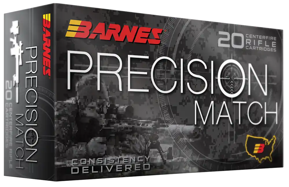Barnes Bullets 32018 Precision Match .223 Rem 77gr OTM BT - 20/Box, 10/Case