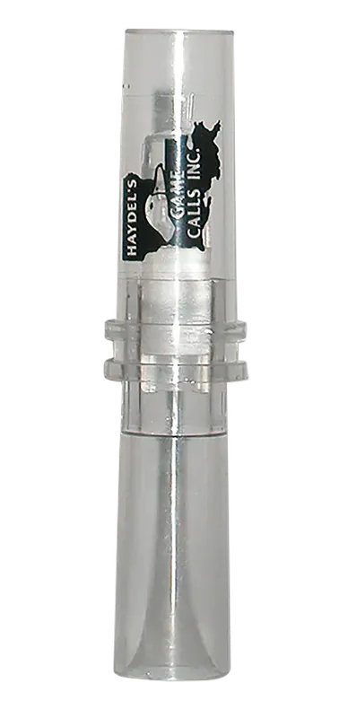 Haydel's XLS83 Avian Extra Loud Specklebelly Goose Call - Clear Polycarbonate