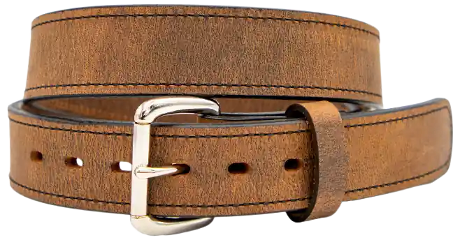 Versacarry 502/40 Classic Brown Leather Belt with Buckle Closure - 40"