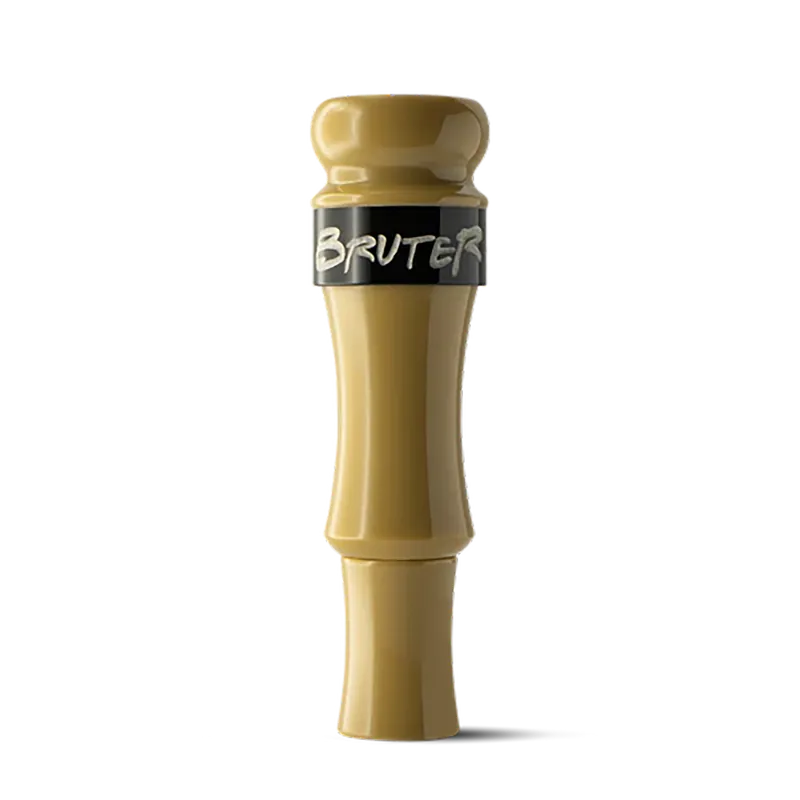 Brute R Cutdown Duck Call - Dark Tan Acrylic by Rolling Thunder Game Calls