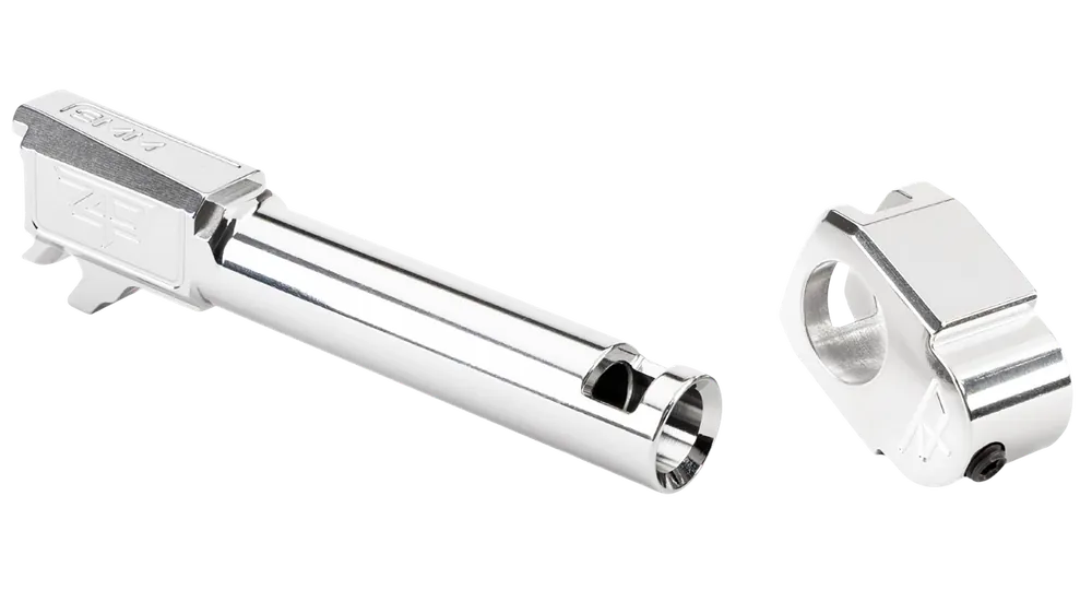 Zaffiri Precision Silver Threadless Compensator for Sig P365 9mm 17-4 Stainless Steel