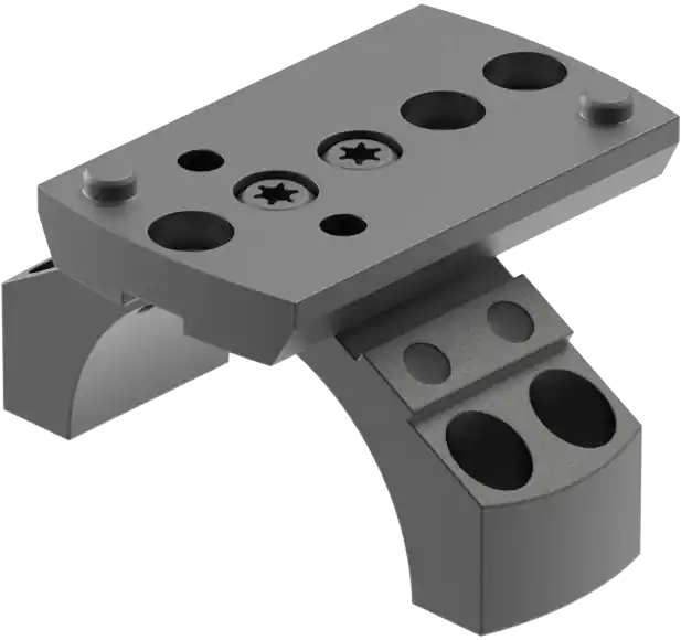 Leupold DeltaPoint Pro 34mm Ring Mount - Matte Black Aluminum for Picatinny/Weaver Rails