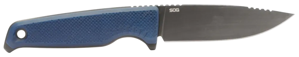 Altair FX 3.40" Fixed Blade Knife with Squid Ink Black Handle and Sheath