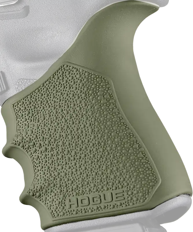 Hogue 17041 OD Green Rubber Beavertail Grip Sleeve Handall