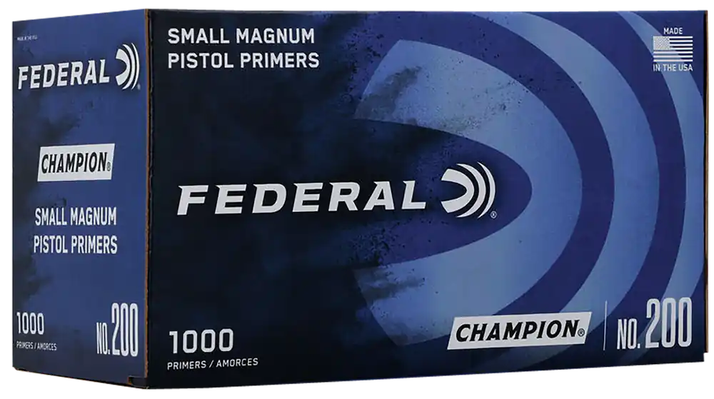 Federal 200 Champion Small Pistol Multi-Caliber Handgun Ammo - 1000 Rounds Per Box, 5 Cases