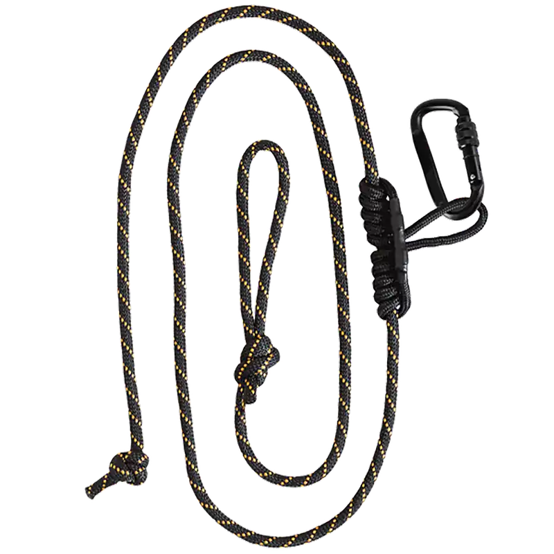 Muddy MUDMSA070 Lineman's Safety Harness with Black Nylon Rope