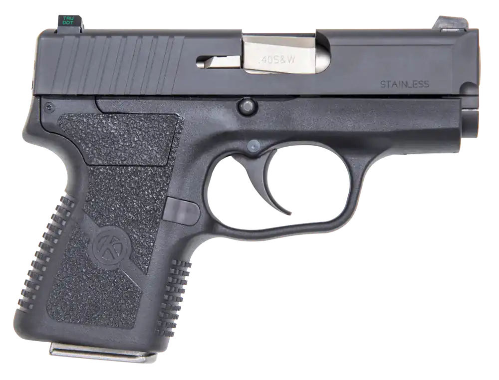 Kahr Arms PM4044N: Compact .40 S&W Pistol with Black Finish and Textured Grip