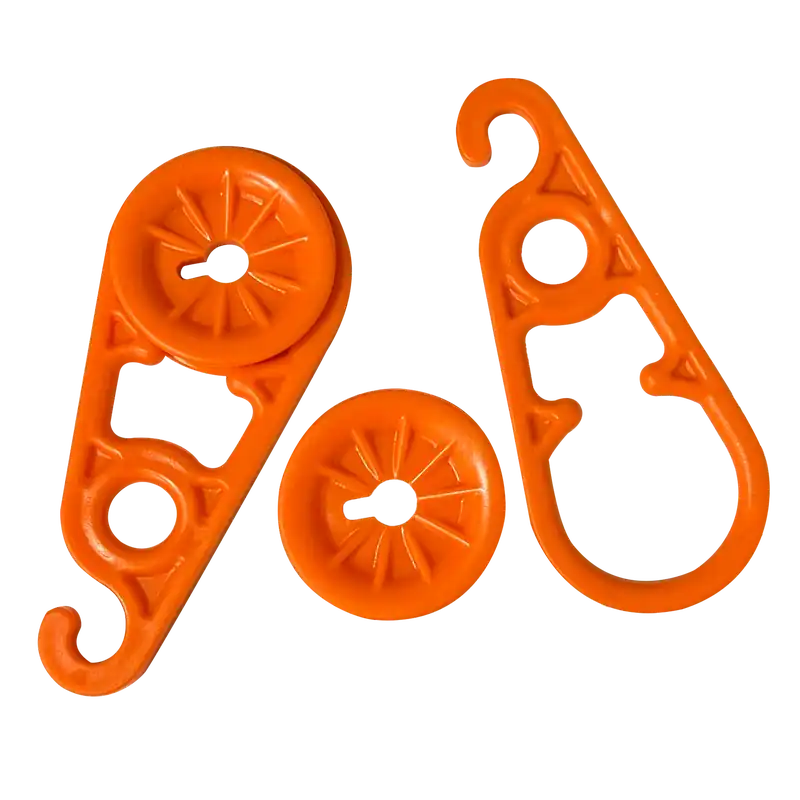 AccuSharp 1008C Super Snaps XL 15-Pack, Orange, 7.80" Length