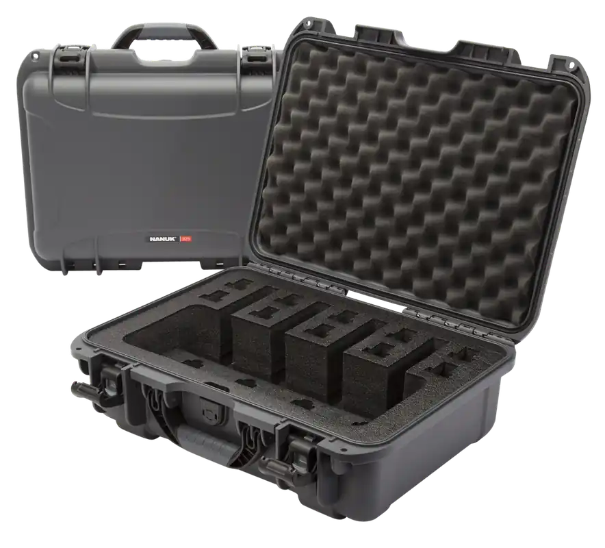 Nanuk 925 Waterproof Gun Case with Foam Padding - Graphite Resin, 17" x 11.8" x 6.4"
