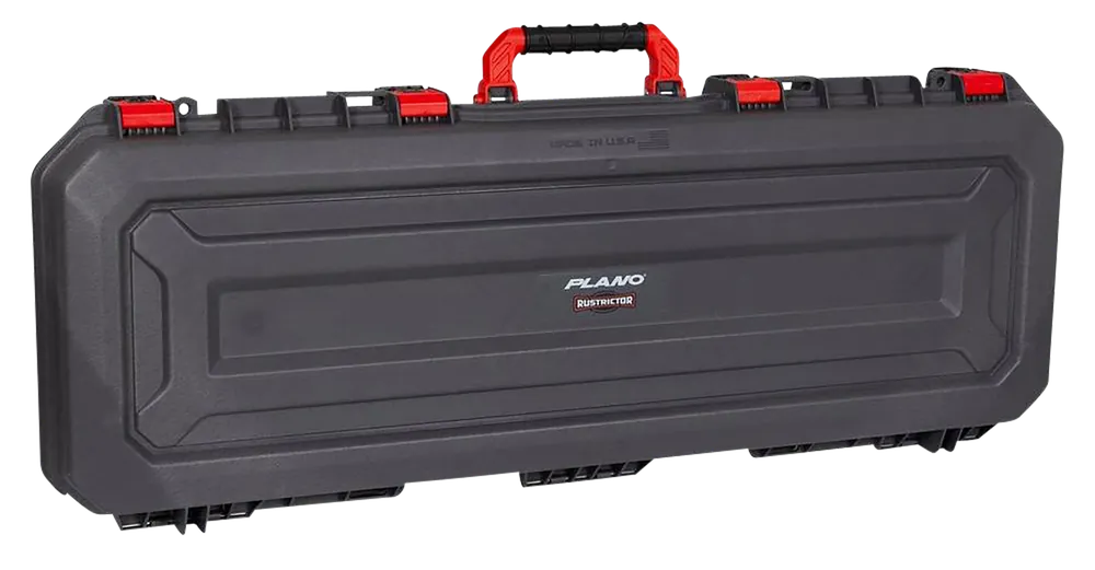 Plano PLA11842R All Weather 42" Case with Rustrictor Technology, Gray with Red Accents, Dri-Loc Seal & Lockable Latches