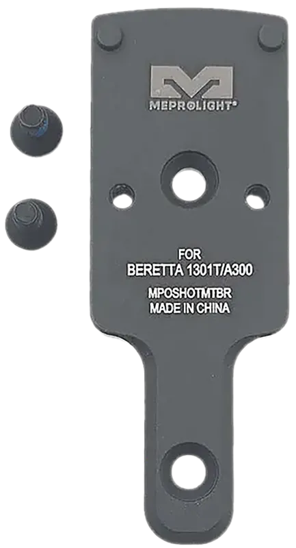 Meprolight USA Optics Plate for Beretta Shotguns - Matte Black Aluminum, RMR Footprint