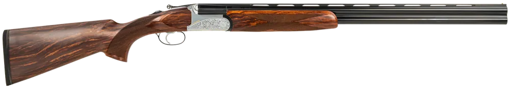 Fausti USA 16 Gauge Shotgun with Engraved Stainless Receiver and Wood Stock