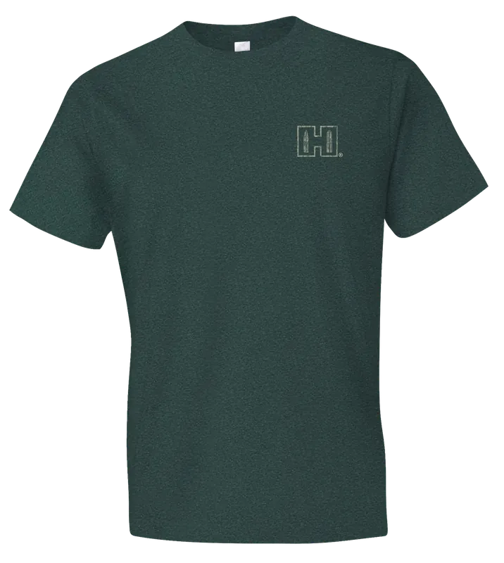Hornady Gear 31794 Double Rocker T-Shirt, Olive Heather, XL