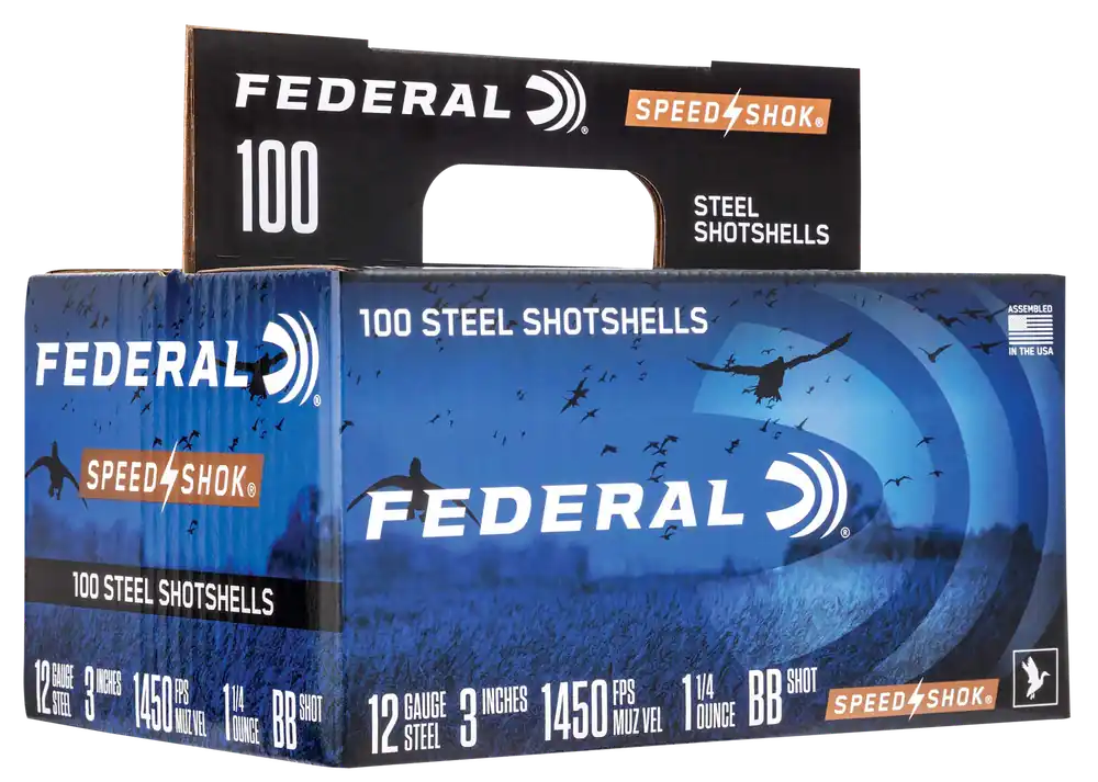Federal Speed-Shok 12 Gauge 3" BB Shot 100 Rounds (2 Cases)