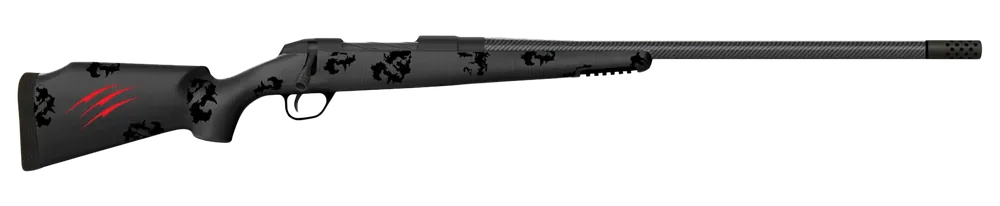 Fierce Firearms CT Rage .280 Ackley Improved Rifle - Carbon Fiber Barrel, Blackout Camo Stock