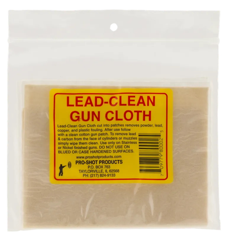 Pro-Shot LCC Lead Cleaning Cotton Gun Cloth 8.75" x 11.25"
