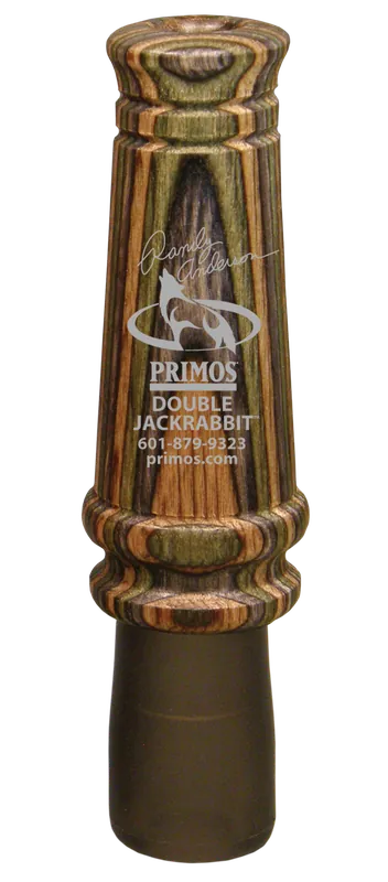 Primos 366 Randy Anderson Double Jackrabbit Predator Call - Multi-Color Laminated Wood