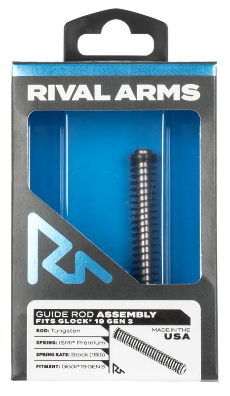 Tungsten Guide Rod Assembly for Glock 19 Gen3 - Rival Arms RA50G201T