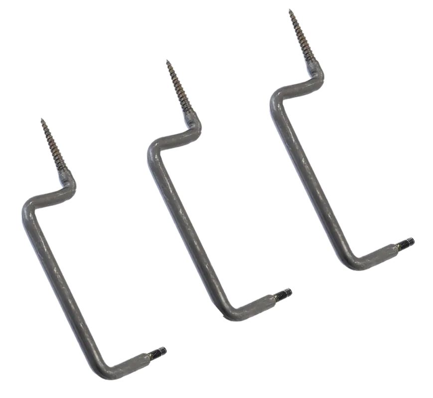 Stealth Cam Tree Screw Mounts with 1/4"-20 Thread Adapter, Black, 3-Pack
