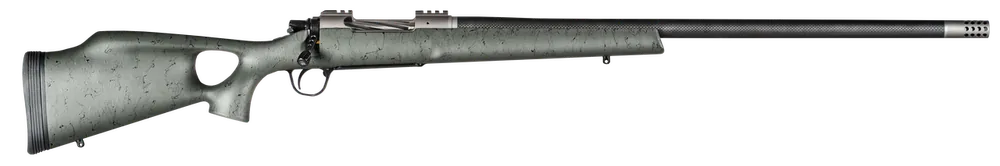 Christensen Arms Summit TI 7mm Rem Mag Rifle with Green Thumbhole Stock