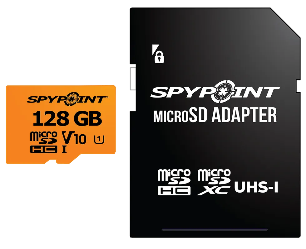 Spypoint 05887 128GB Micro SD Memory Card - Black